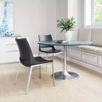 Set di 2 sedie da pranzo Geary - ZM Home: Imbottite, struttura in acciaio