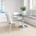 Set di 2 sedie da pranzo Geary - ZM Home: Imbottite, struttura in acciaio