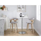 Set di 2 sgabelli da bar Gardenia altezza bancone - LumiSource