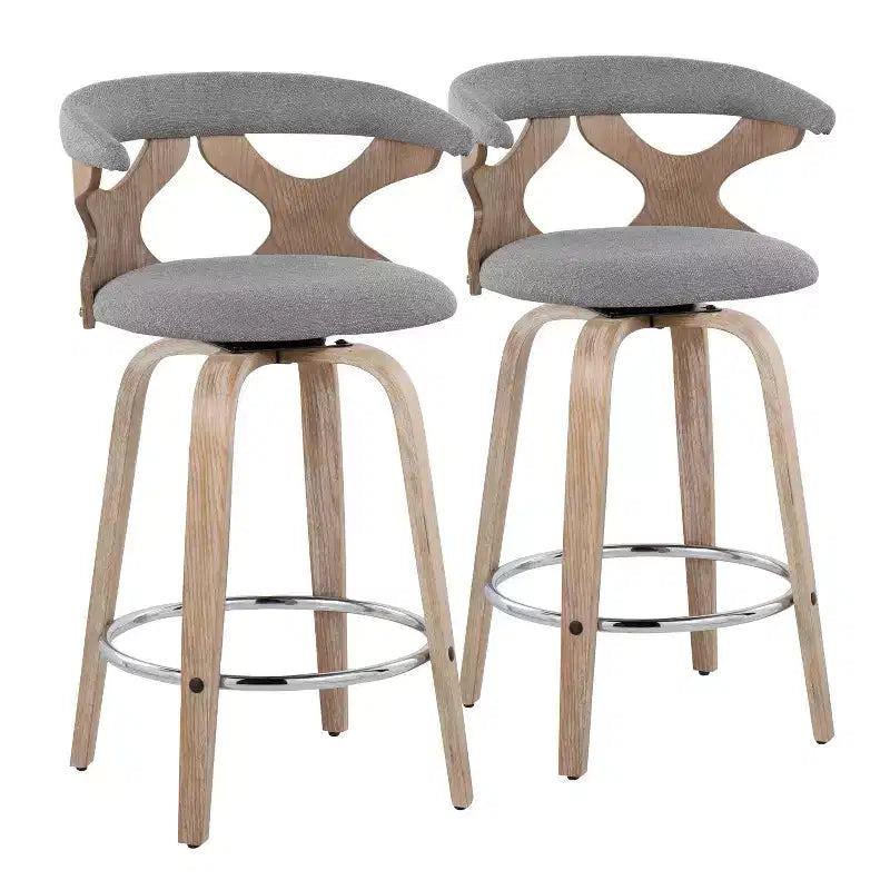 Set di 2 sgabelli da bar Gardenia altezza bancone - LumiSource