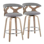 Set di 2 sgabelli da bar Gardenia altezza bancone - LumiSource