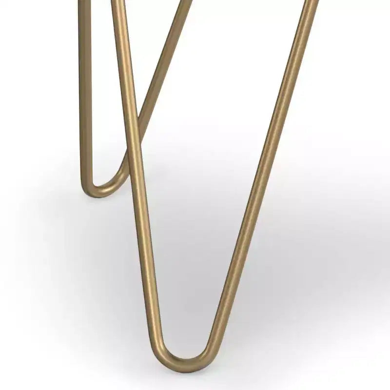 Tavolino d'appoggio Tillman in metallo e legno