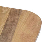 Tavolino d'appoggio Tillman in metallo e legno