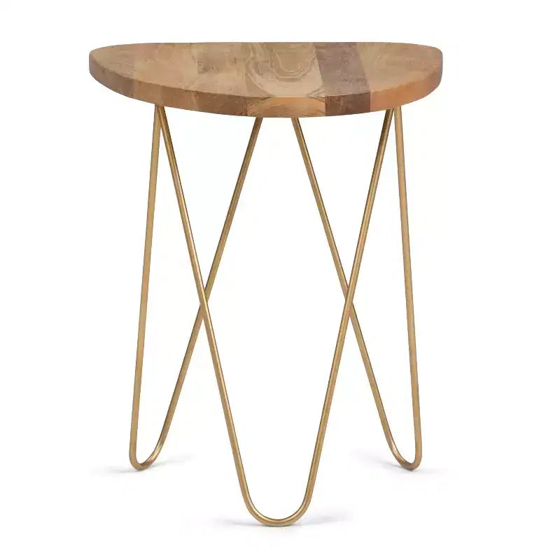 Tillman Metal and Wood Accent Table