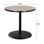 Tavolo da pranzo rotondo Hampden Furnishings 36" collezione Bennet