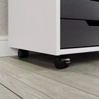 Carrello rotante Trendfurn Omnia a 1 anta e 6 cassetti