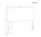 Testiera Edwardiana per letto singolo Skyline Furniture