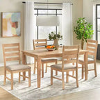 Lifestorey Set da pranzo rettangolare da 5 pezzi Peggy Farmhouse