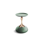 Tavolino di design di lusso in ferro, tavolino rotondo minimalista salvaspazio